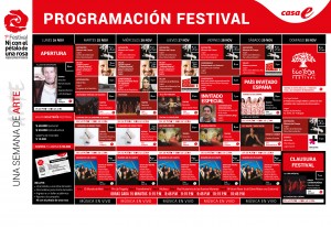 Programación I Festival Ni con el Pétalo de una Rosa
